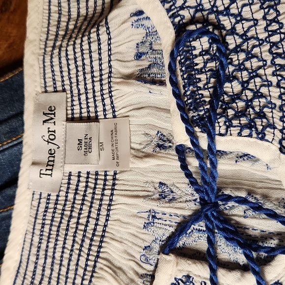 🎉Time For Me Boho Top - size S/M - Picture 3 of 7